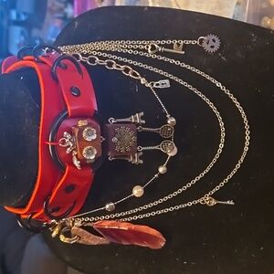 Steampunk Junk Robo Necklace